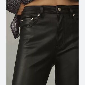 Anthropologie/Daze faux leather pants. Black, Size 30